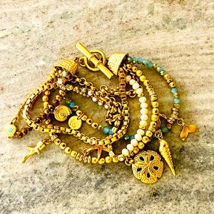 Bracelet beach Charms ~7.5 - 8 inches